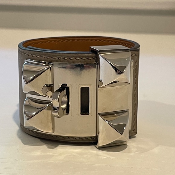 Hermès Collier de Chien Gris Asphalte - Picture 2 of 7